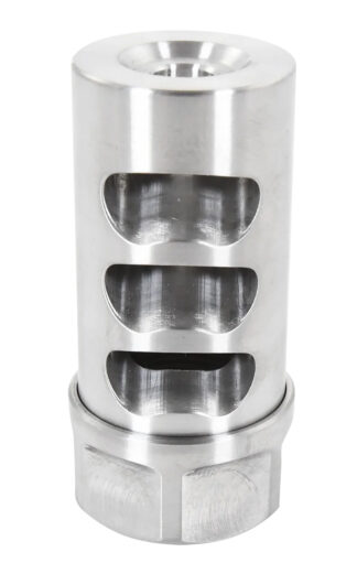 American Precision Firearms Gen 2 Little Bastard Self Timing Brake, 5/8x24, Stainless Steel, .30 Cal