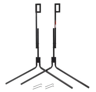 Viking Solutions Adjustable Target Stand (41 to 58 in) Black Steel