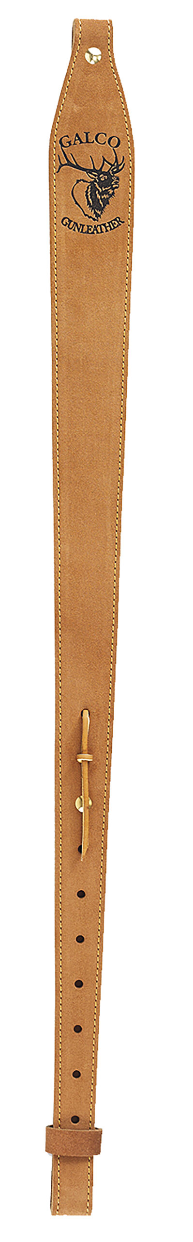 Galco RS9RO Tan Leather Rifle Sling, 29"-42" OAL