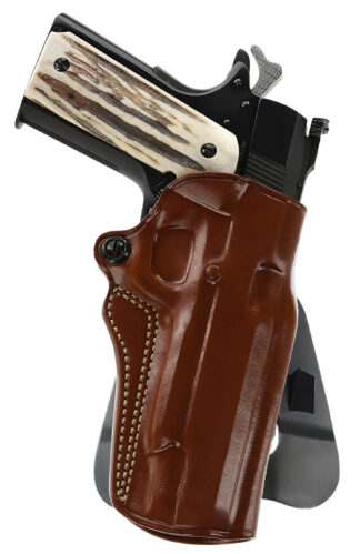Galco Speed Master 2.0 Tan Leather OWB Paddle Holster for 1911 5 in, Right Hand