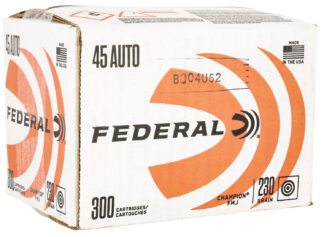 Federal Champion Training .45 ACP 230gr FMJ 300-Round Box