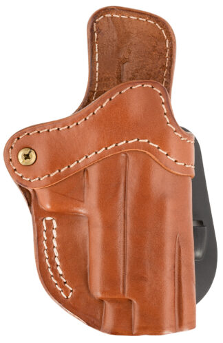 1791 Gunleather Optic Ready Paddle Holster 2.3, Classic Brown Leather, Right Hand OWB