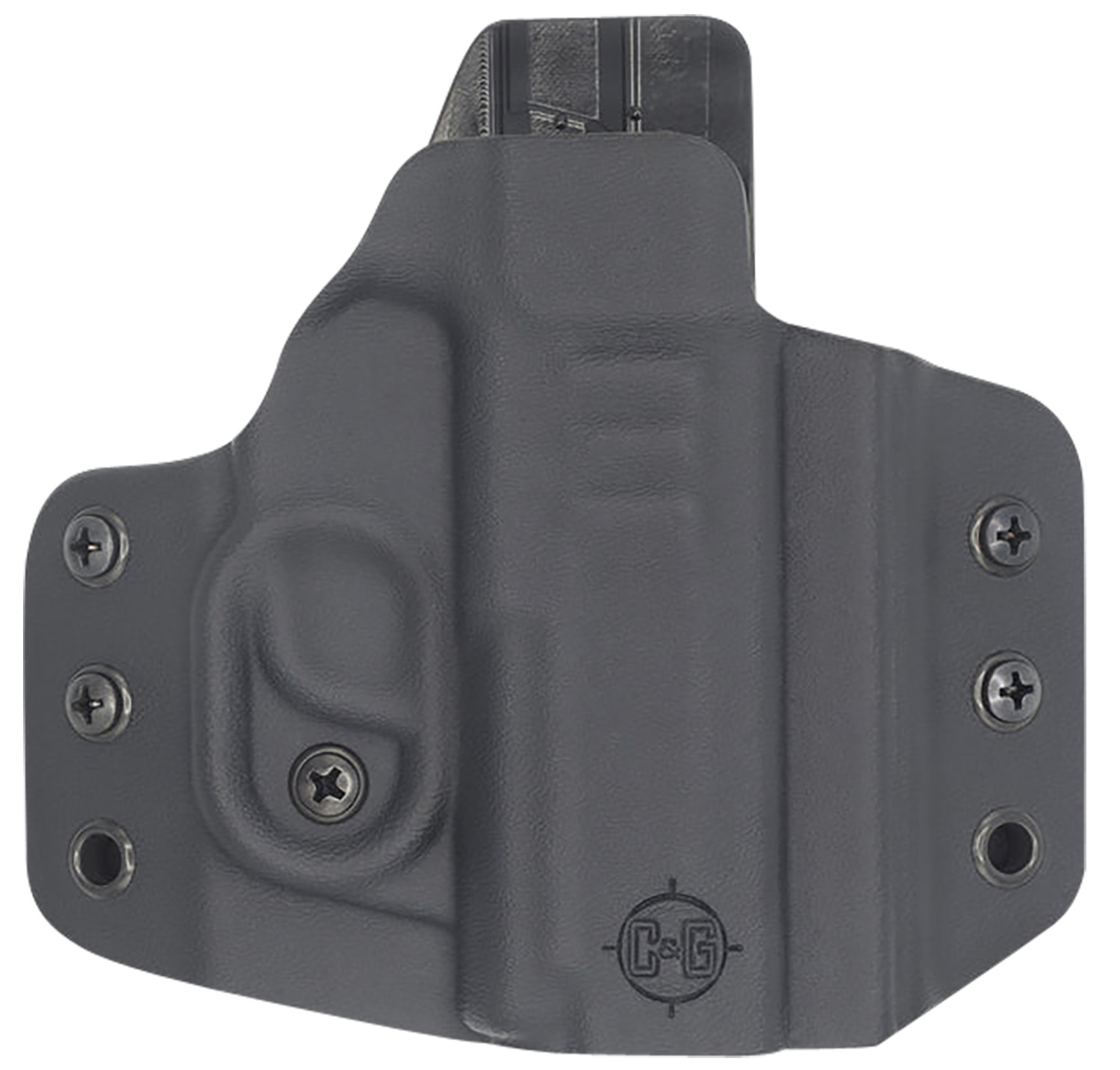 C&G Holsters Covert OWB Belt Loop Kydex Holster for SIG P365/P365XL (Black)