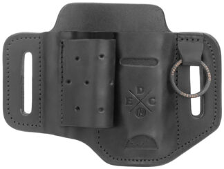 1791 Gunleather EDC Heavy Duty Easy Slide Belt Slide Holster Ambidextrous Black Leather