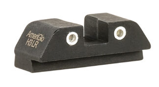 Ameriglo GL8113R Tritium Rear Sight for Glock Gen 5, Green Tritium, White Outline