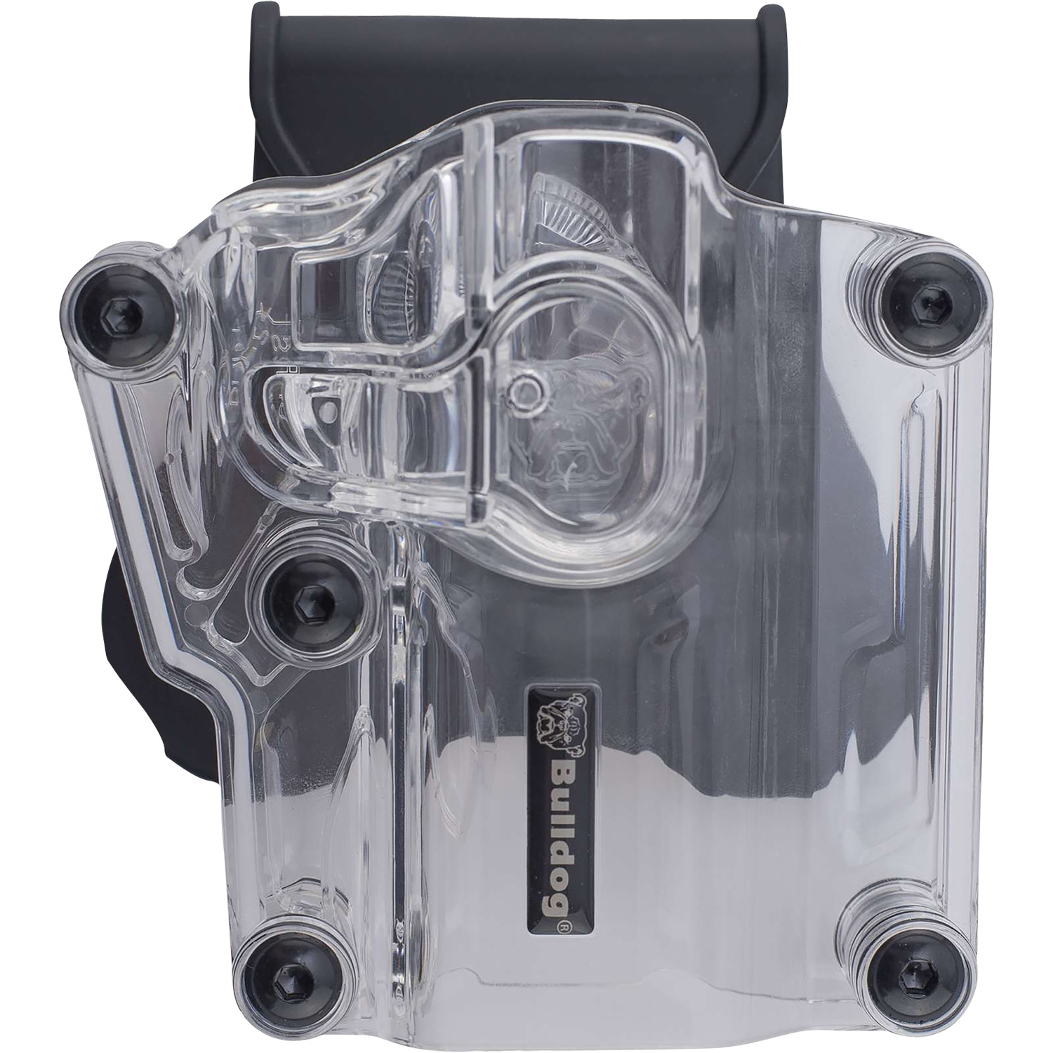 Bulldog Cases MX002 Max Multi-Fit OWB Polymer Holster, Transparent Clear, RH