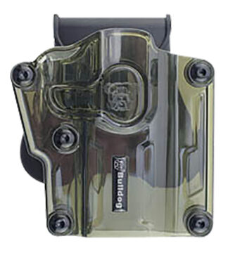 Bulldog Cases MX004 Max Multi-Fit OWB Polymer Holster with Paddle, Transparent Green, Right-Hand