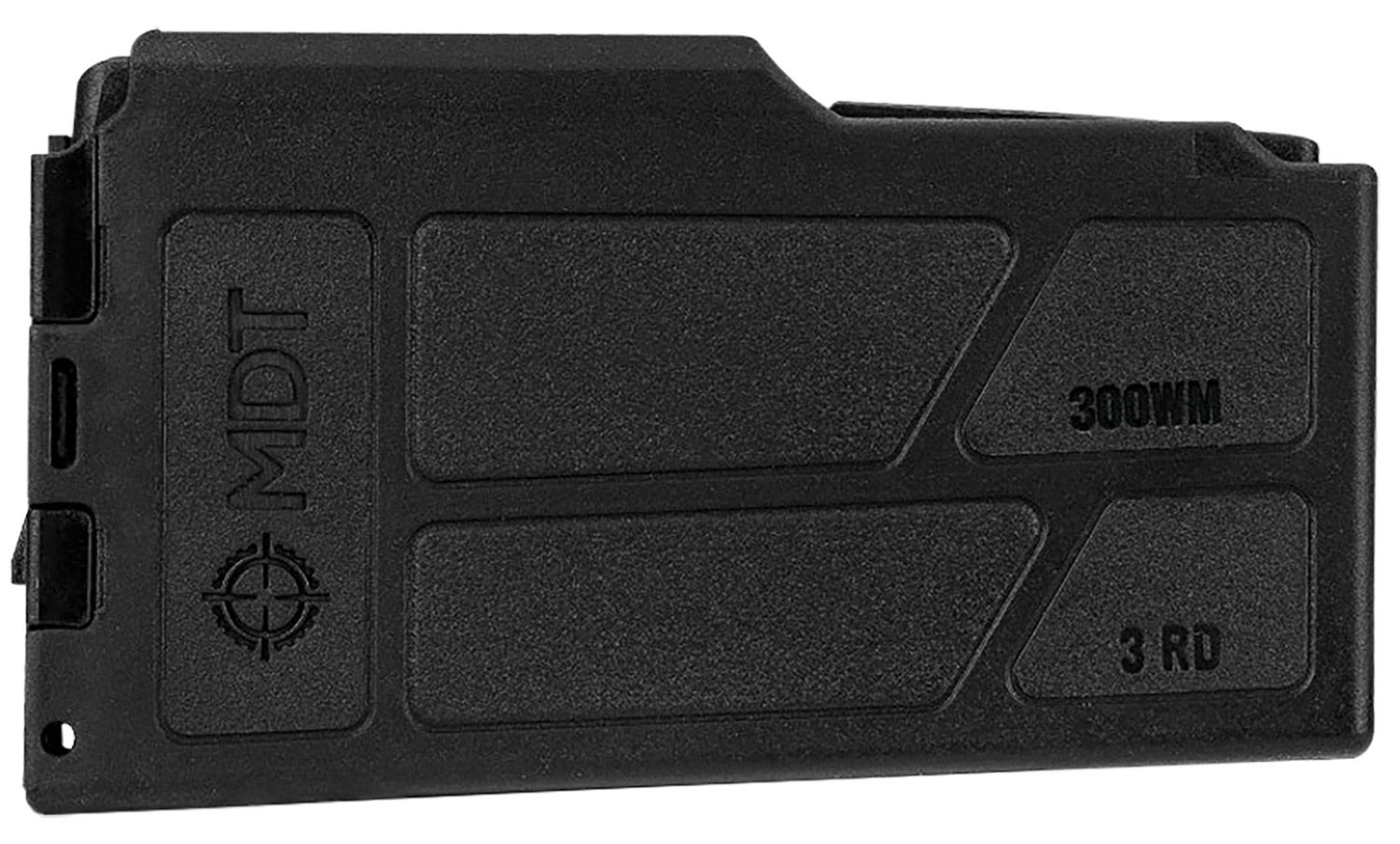 MDT AICS Magazine .300 Winchester Magnum, Long Action, 3 Rounds, Black Polymer