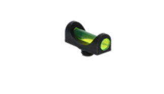 Truglo Fat Bead Fiber Optic Front Sight, 6-48 Threads, Orion Green Bead, Black