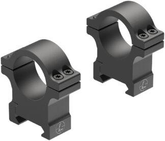Leupold Open Range Rimfire Scope Rings 1" Tube High, Matte Black Aluminum