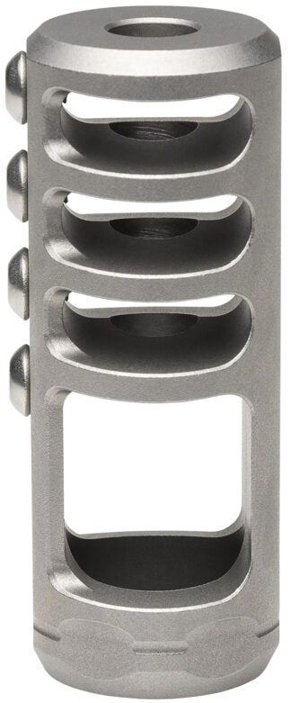 Browning Xeno Recoil Hawg Muzzle Device, 1/2x28 Thread, Stainless/Matte Stainless, 2.20 in OAL