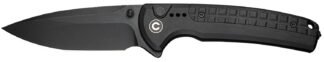 CIVIVI Sentinel Strike II Folding Knife 3.70 in Nitro-V Steel Blade, Black FRN Handle