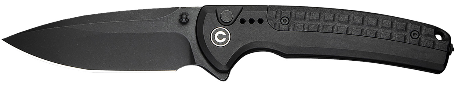 CIVIVI Sentinel Strike II Folding Knife 3.70 in Nitro-V Steel Blade, Black FRN Handle