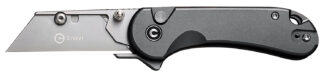 CIVIVI Elementum Utility Knife, 2.2 in 6Cr13 Stainless Blade, Gray Aluminum Handle, 3 Extra Blades