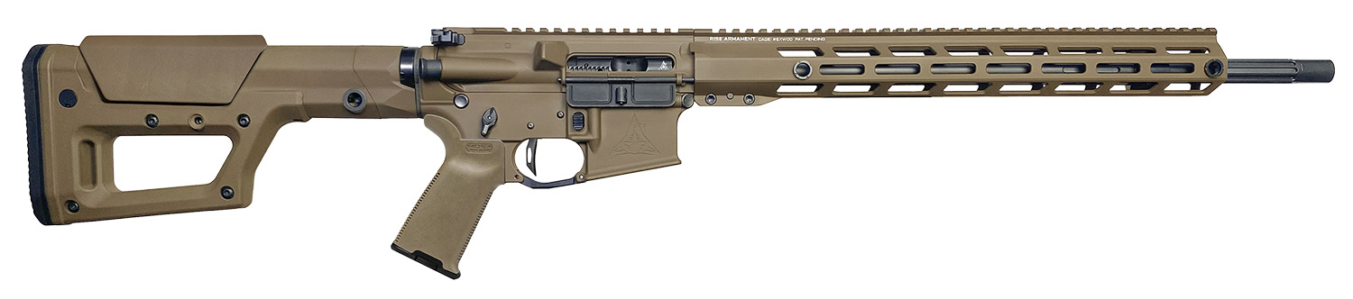 Rise Armament Watchman XR .22 ARC Semi-Auto Rifle, 18 in, 10+1 Rounds, FDE