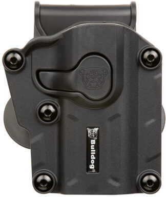 Bulldog MX001L Max Multi-Fit Polymer Holster with Paddle, OWB, Left Hand, Black