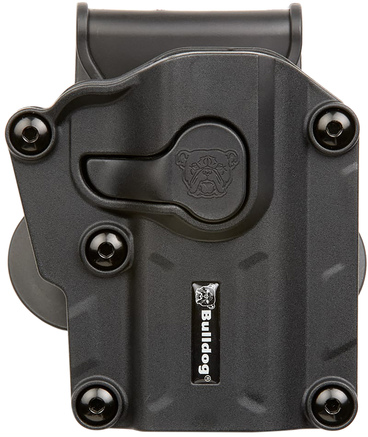Bulldog MX001L Max Multi-Fit Polymer Holster with Paddle, OWB, Left Hand, Black