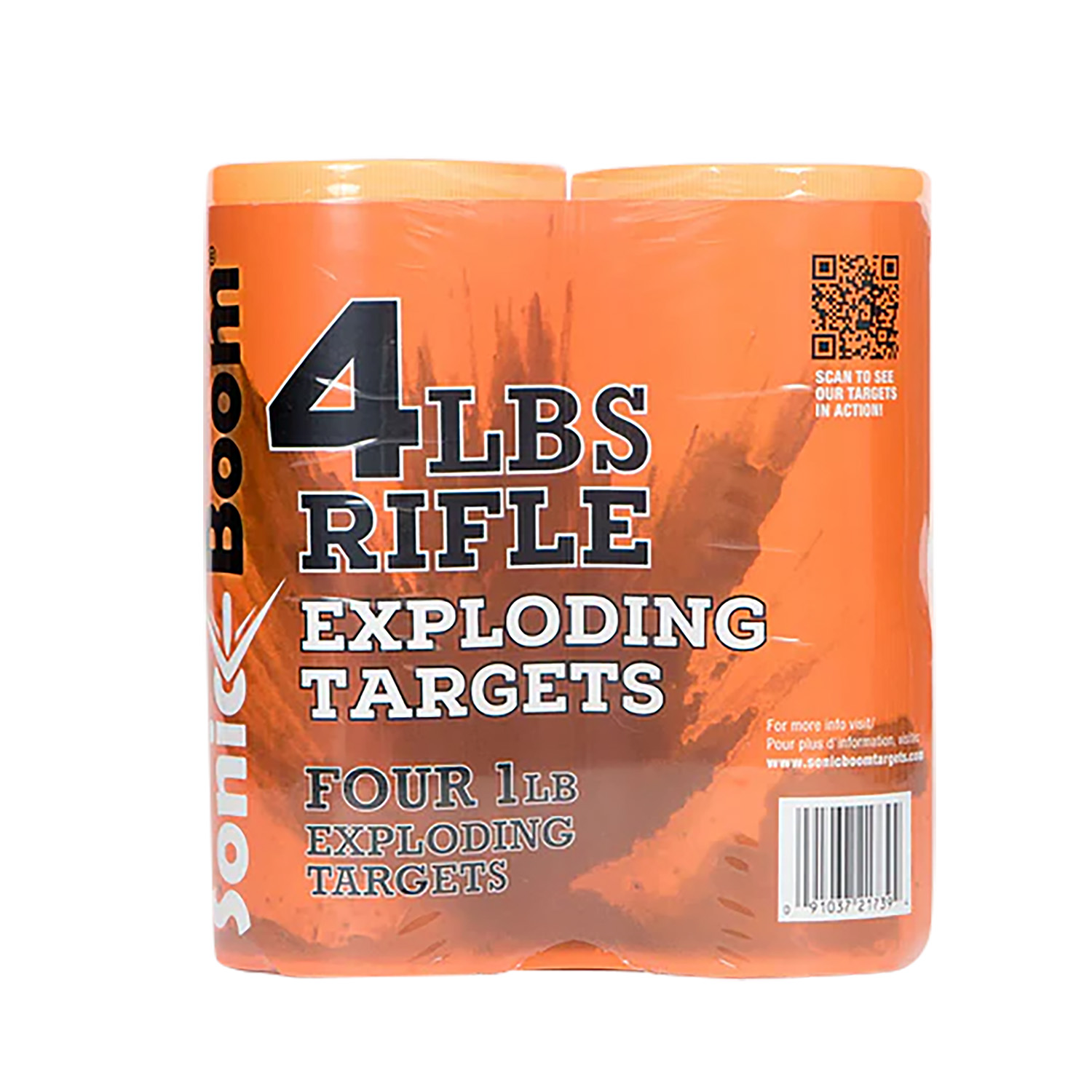 Sonic Boom SBT014P Rifle Exploding Target Canister 1 lb 4-Pack