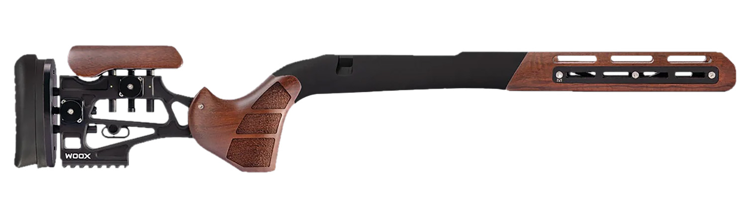 Woox Furiosa Chassis Walnut/Aluminum Stock Fits Ruger 10/22 Bolt Action, 31 in OAL