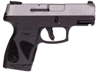 Taurus G2S 9mm 3.26 in Barrel 7+1, Matte Stainless Serrated Slide, Black Polymer Frame