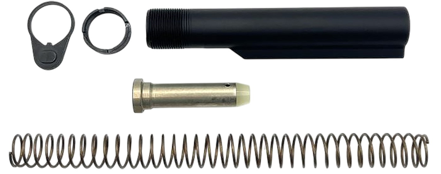 LBE Unlimited H3BUFKT 6-Position Buffer Tube Kit, H3 Heavy Buffer, Black