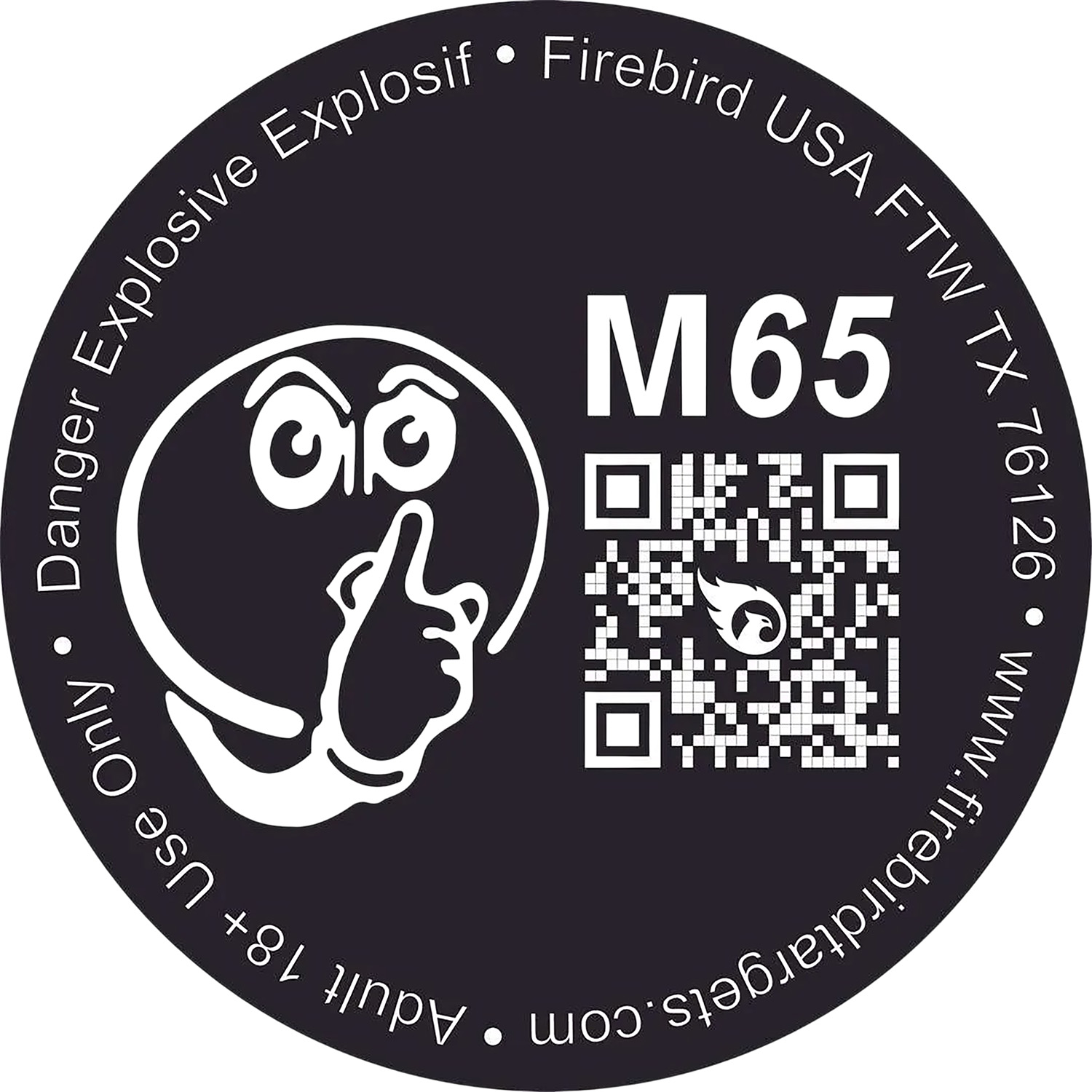 Firebird M65 65mm Moderated Detonating Targets - 10 Pack