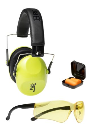 Browning Junior Range Kit with Adjustable Earmuffs and Shooting Glasses