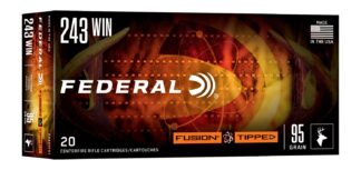 Federal Fusion .243 Winchester 95 gr 20 Rounds