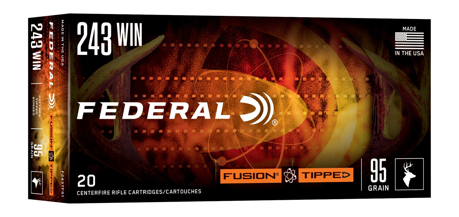 Federal Fusion .243 Winchester 95 gr 20 Rounds