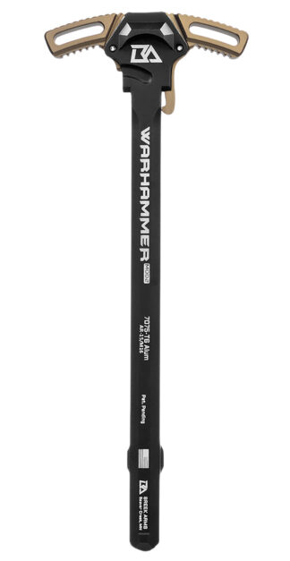 BREEK Warhammer Mod2 Ambidextrous Short AR-15 Charging Handle, Flat Dark Earth Aluminum