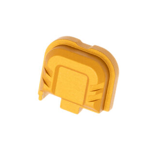 Tyrant CNC TDG43X48SPGOLD Slide Cover Plate Chevron Design for Glock 43/43X/48 Gold Aluminum