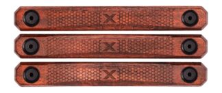 Woox SH.MLK004.S3 M-LOK Rail Covers 3 Slot, American Walnut, 4.88 in Long