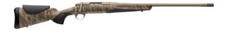 Browning 036146298 X-Bolt 2 Speed Full Size 7mm PRC 3+1 24" Smoked Bronze Cerakote Fluted Threaded Barrel, Smoked Bronze Cerakote Steel Drilled & Tapped Receiver, Mossy Oak Bottomland Adj Vari-Tech Sy