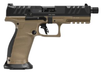 Walther PDP Pro SD Full Size 9mm 5.1 in 10+1 Rounds Flat Dark Earth/Black Threaded Barrel