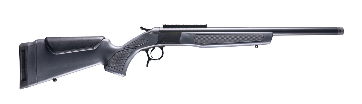CVA Scout Single Shot Rifle 25 Creedmoor, 1-Round, Matte Blued & Stealth Gray Synthetic