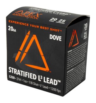 Apex Ammunition ED Stratified 20 Gauge 2.75 in 1 oz #7/#8 Shot, 25 Rounds