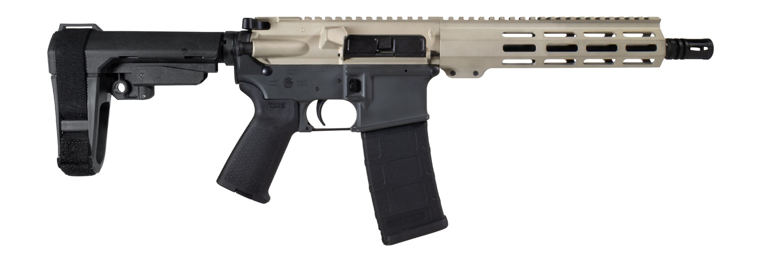 Shark Coast Tactical Fisher Cat Semi-Auto .223 Rem/5.56 NATO 10.5 in 30+1 Black Nitride Threaded AR Pistol