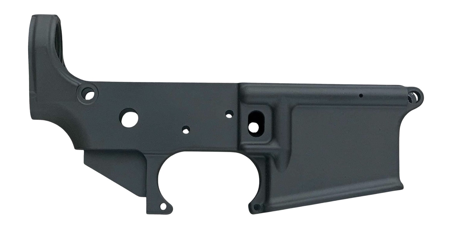 White Label Armory WLA-LOW-1031-01 Forged AR-15 Lower Receiver, Black Hardcoat Anodize