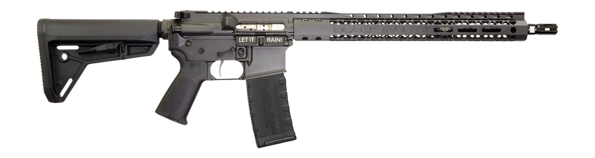 Black Rain Ordnance SSP .300 AAC Blackout 30+1 16 in Threaded Barrel Smoke Cerakote