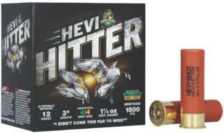 Environ Metal Inc HEVI-Hitter 12 Gauge 3 in #4 1-1/4 oz Tungsten/Steel (25 Rounds)
