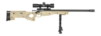 Davey Crickett Crickett KSA2143 .22 LR Single-Shot Rifle 16.13 in Barrel, 1 Round, Tan/Black