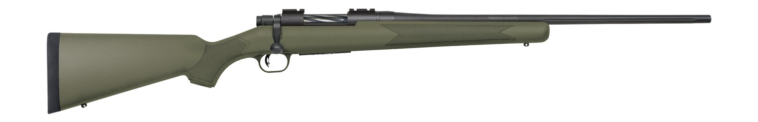 Mossberg Patriot .308 Win Bolt Action Rifle, 22 in Fluted Barrel, 5+1, Matte Blued OD Green Synthetic