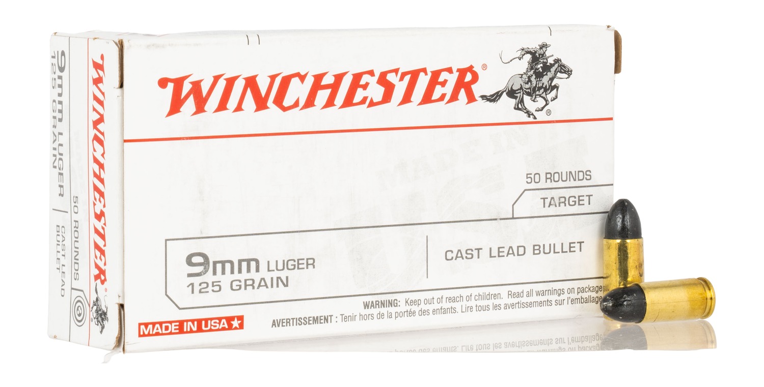 Winchester USA9MM125 9mm 125 Grain Target