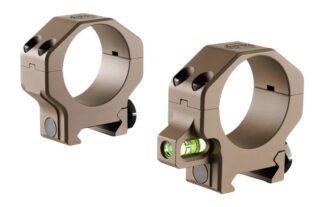 RUFFS Precision RPM CLR-35100-FDE 35mm Medium Scope Rings, 1.00 in Height, FDE Finish