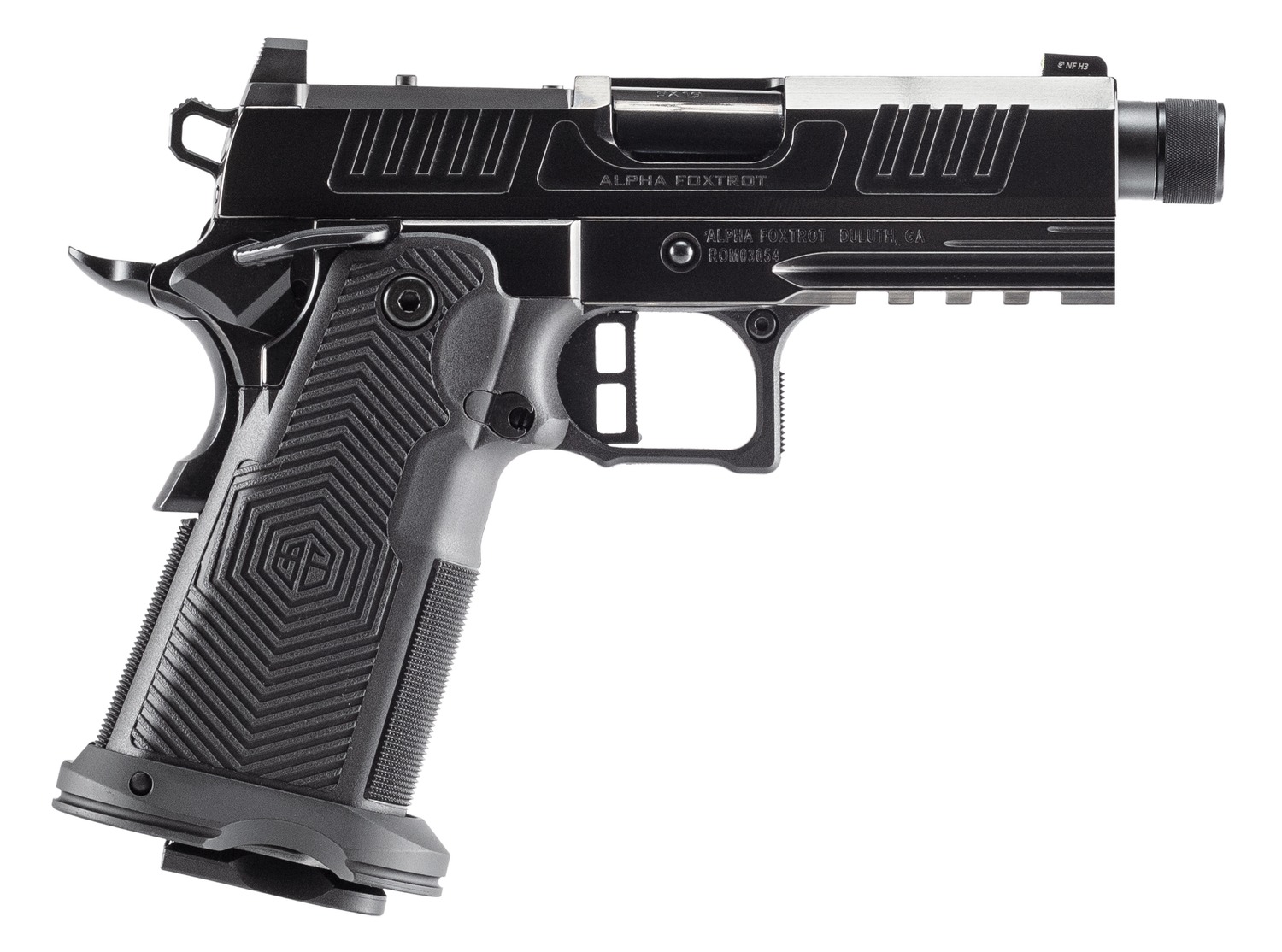 ALPHA FOXTROT AF1911 Romulus AA39X1QIB-PDBK19 9mm Semi-Auto 3.5 in