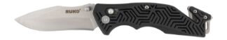 RYNOBLADE KNIVES RUK0188BK 420A Rescue GFR Folding Knife