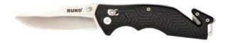 RYNOBLADE KNIVES RUK0188BK-CS 420A 3.5 in Rescue GFR Folding Knife