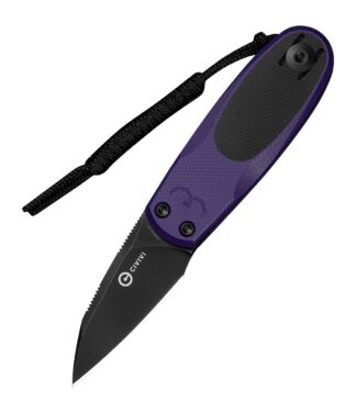 ALLEDGE INTERNATIONAL Civivi C25054-3 Purr 1.83 in Purple/Black G10