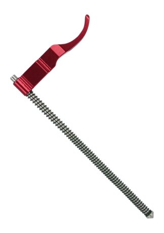 TANDEM KROSS Spartan Skeletonized Charging Handle for Ruger 10/22 (Red)
