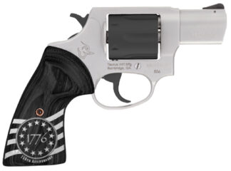 Taurus 856 .38 Special Double Action Only Revolver, 2 in Stainless, Black/Silver, 6 Rounds